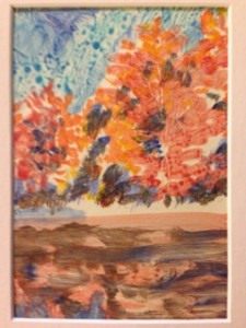 Watercolor Monotype by Janet Schill
